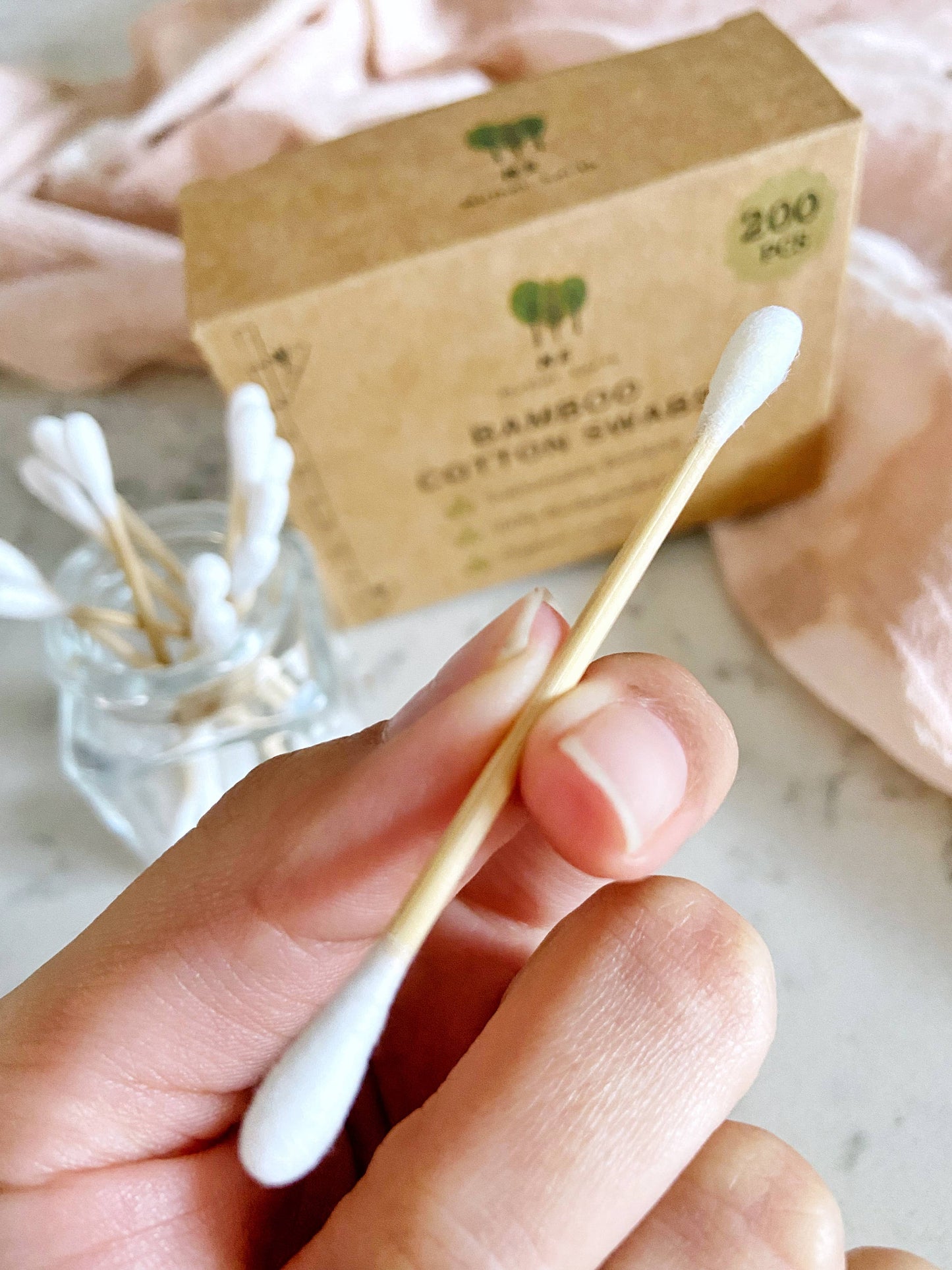 Bamboo Cotton Swabs | 200