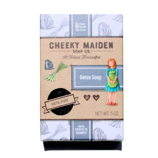 Facial Detox Bar Soap | Bamboo Charcoal | Cheeky Maiden