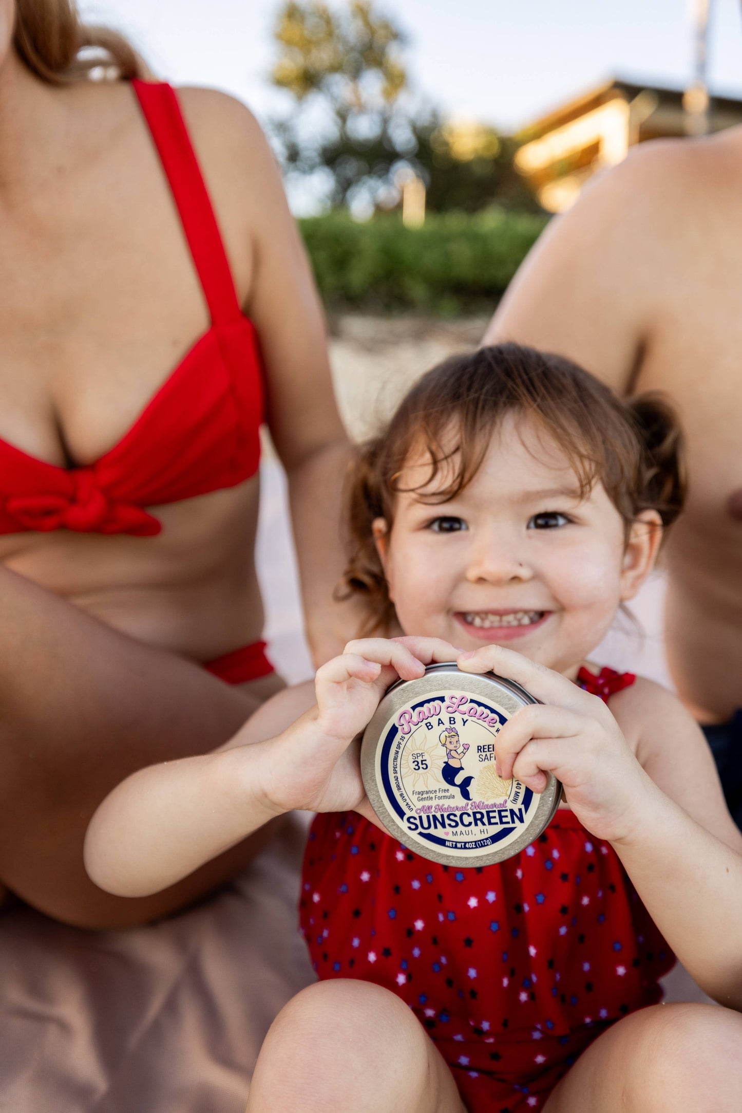 Baby Mineral Sunscreen Tin | SPF 35 | Fragrance Free | Raw Love