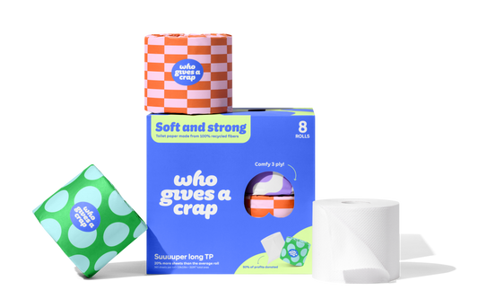 100% Recycled Toilet Paper | 8 Pack