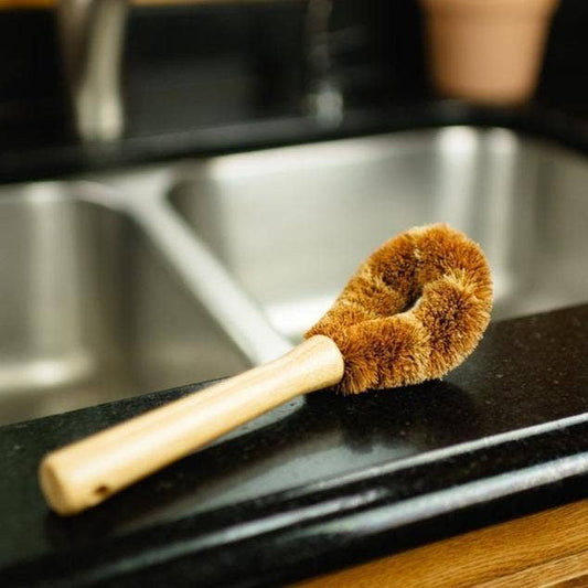 Bamboo Rounded Cleaning Brush