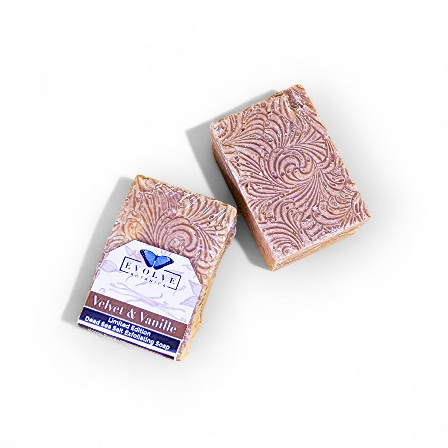 Evolve Botanica Soap | Velvet & Vanilla Himalayan Pink Salt