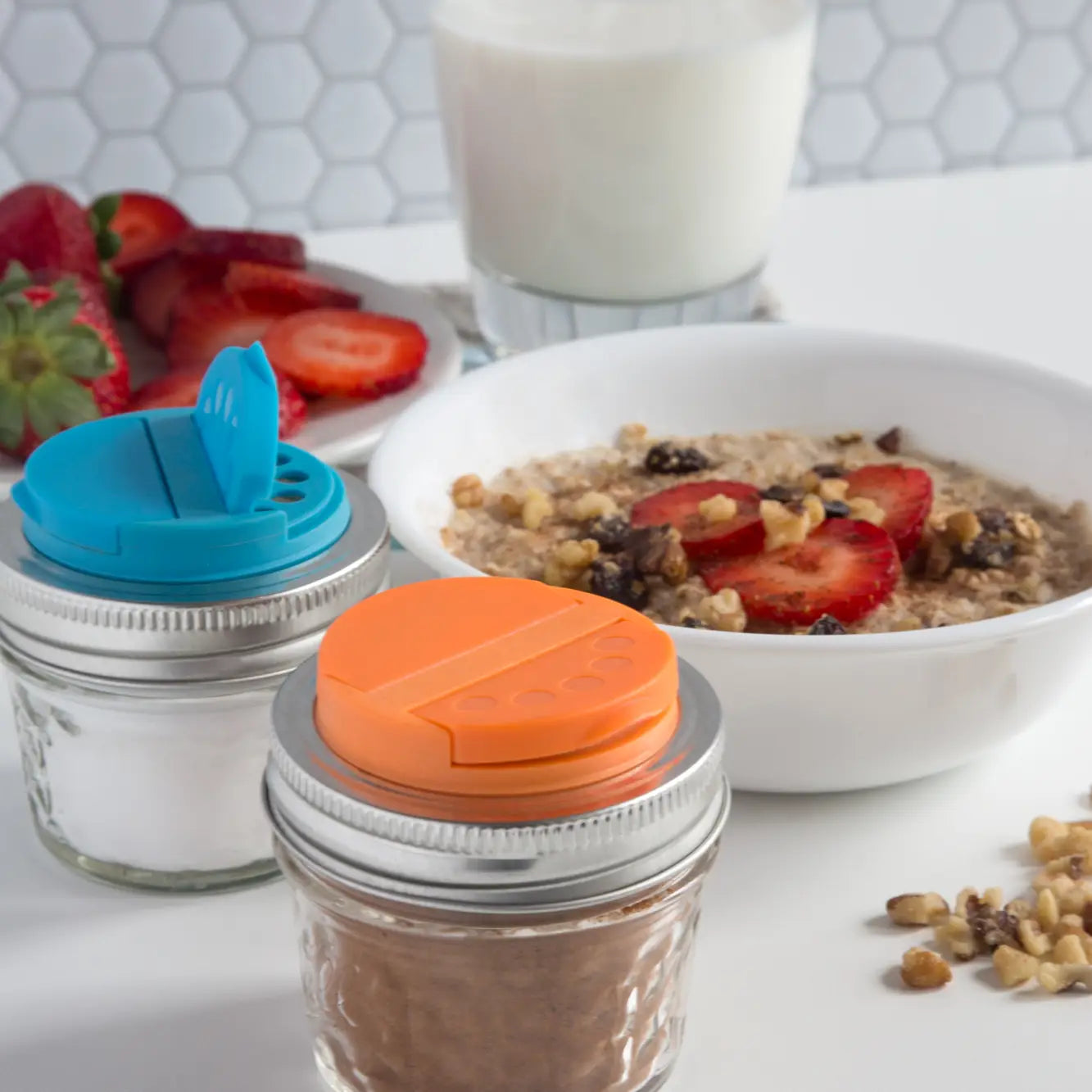 Jarware Spice Lid for Regular Mouth Mason Jar