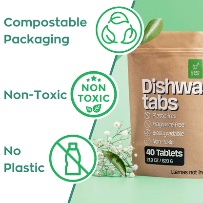 Bulk Dishwasher Tabs | Green Llama