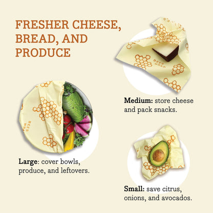 Beeswax Wrap | 3-pack