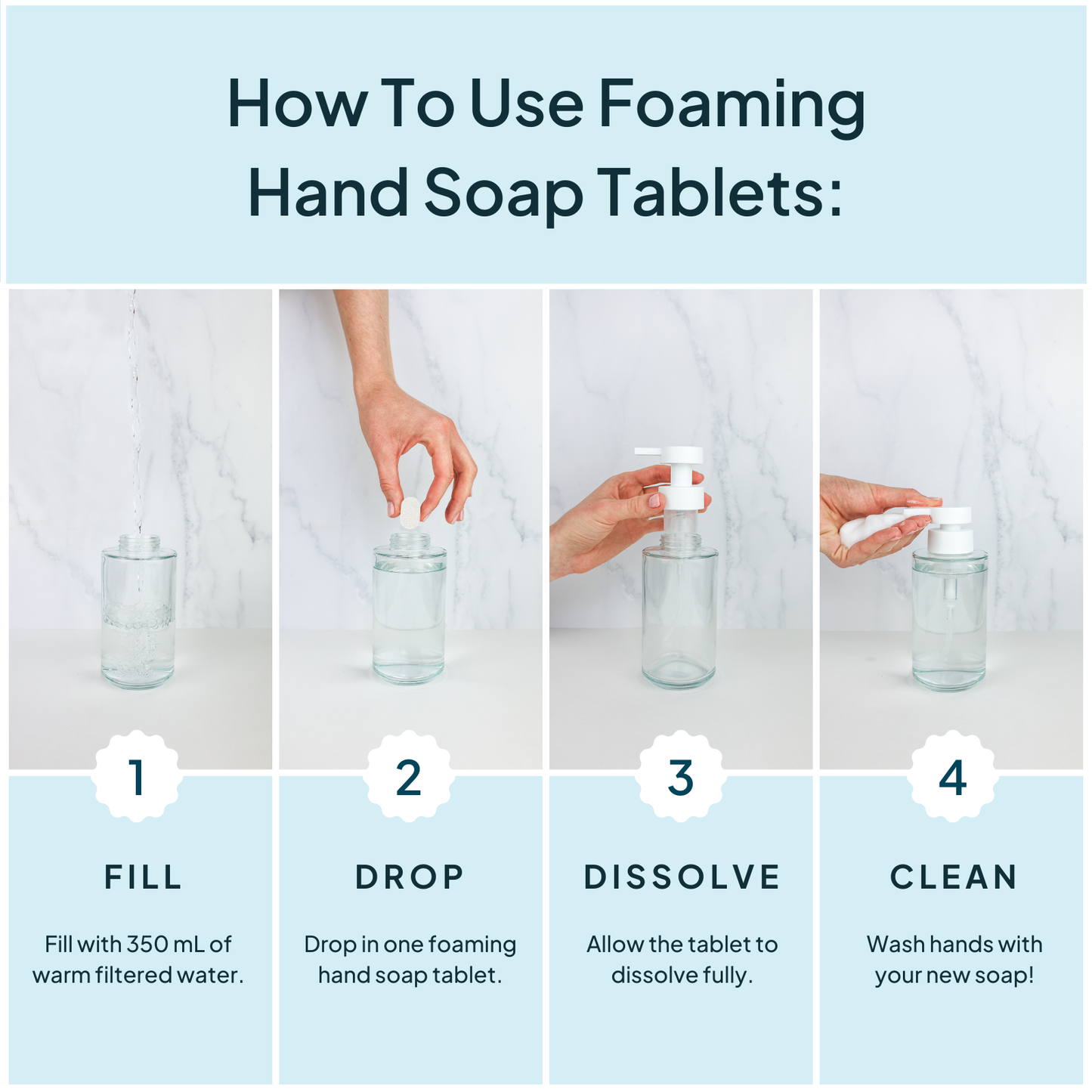 Foaming Hand Soap Tablets | Nature Bee