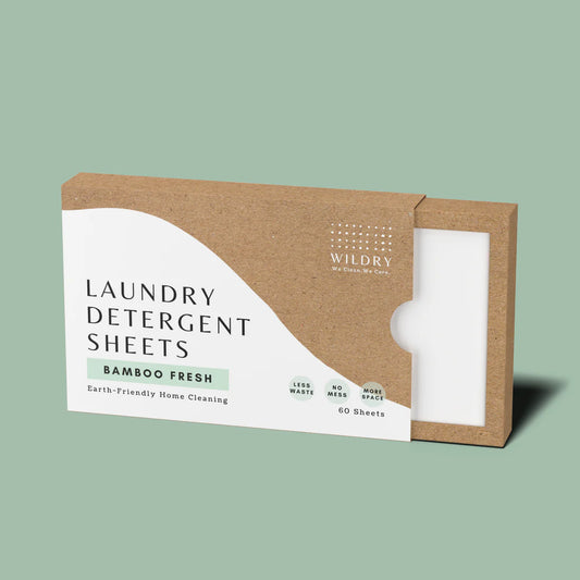 Wildry Laundry Detergent Sheets | Bamboo Fresh