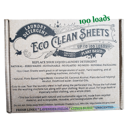 Concentrated Laundry Detergent Sheets | Eco Clean