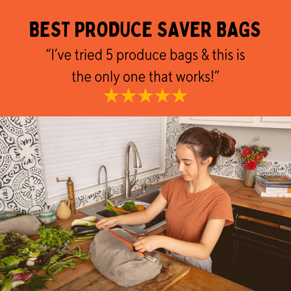 Reusable Linen Bag for Vegetables | Ambrosia