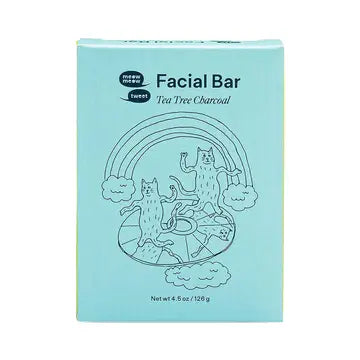 Facial Bar | Charcoal + Teatree | Meow Meow Tweet