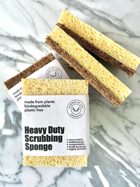 Compostable Heavy Duty Scrubbing Sponge