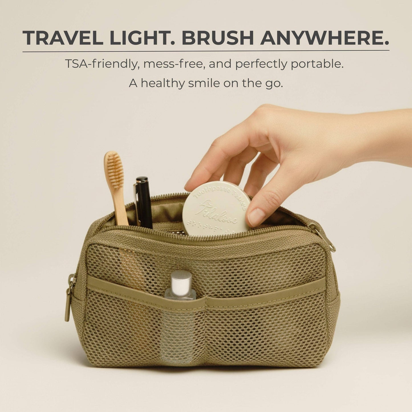 Yuzu Mint Toothpaste Tablets | Fluoride-Free | 1-Month | Tidalove
