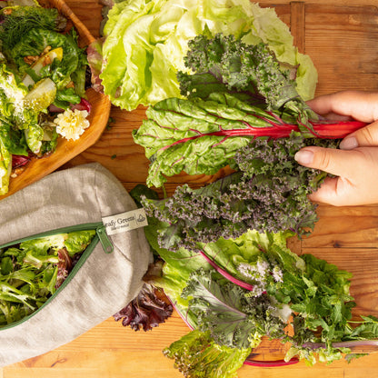 Reusable Linen Bag for Leafy Greens | Ambrosia