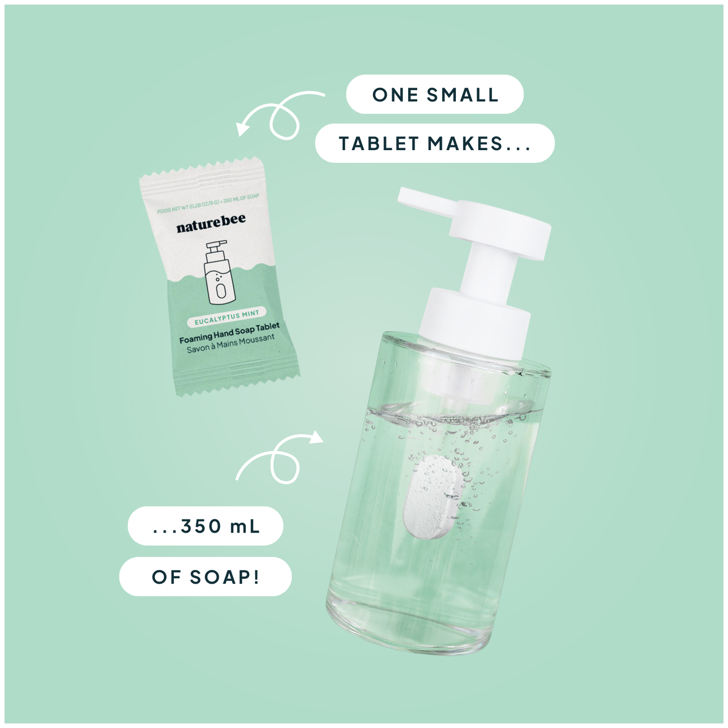 Foaming Hand Soap Tablets | Nature Bee