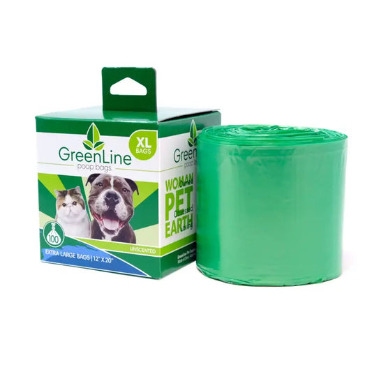 Poop Bags - XL - 100 Biodegradable Bags | Greenline