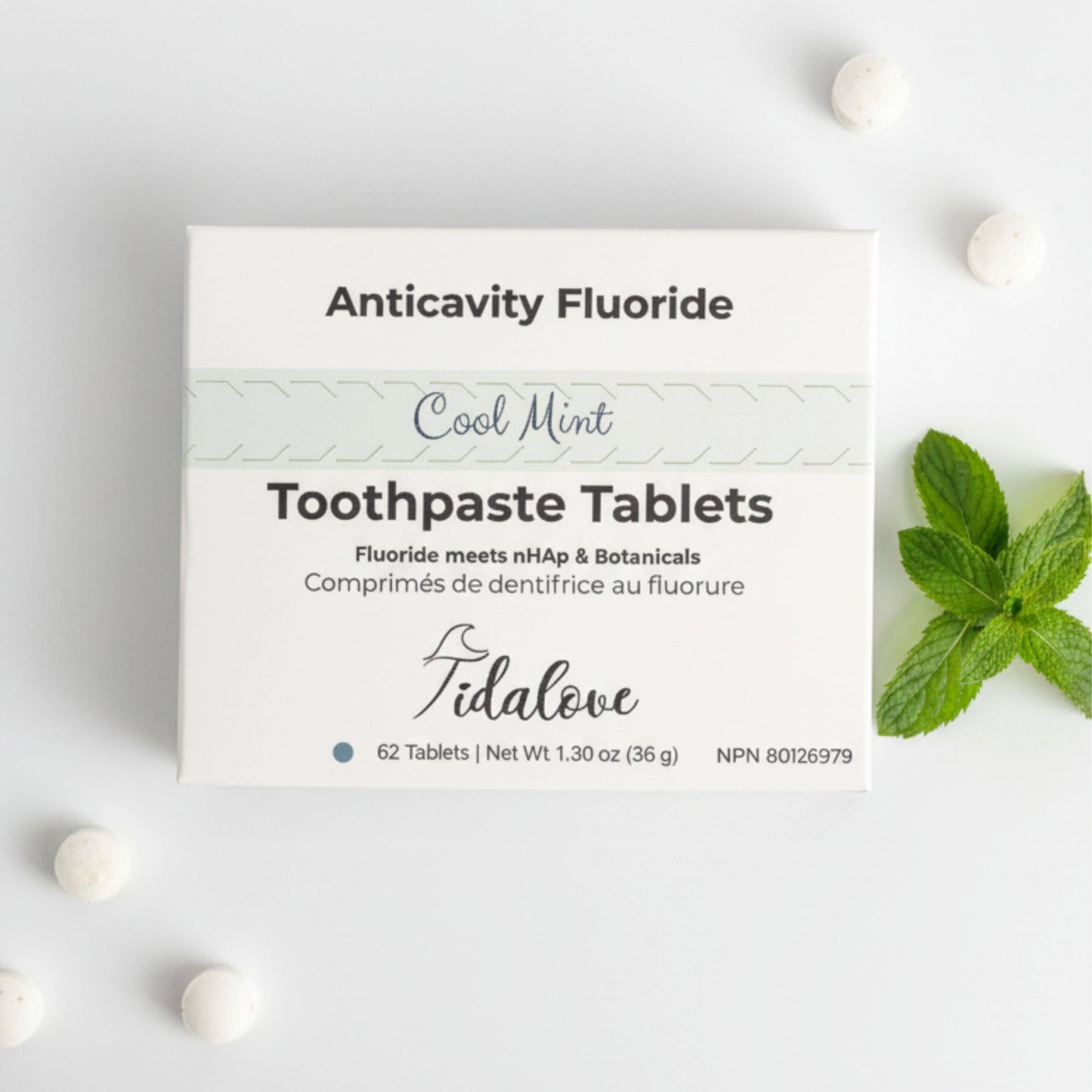 Fluoride Toothpaste Tablets | 1-Month | Tidalove