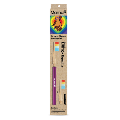 MamaP | Aluminum Toothbrush + 1 Replaceable Head