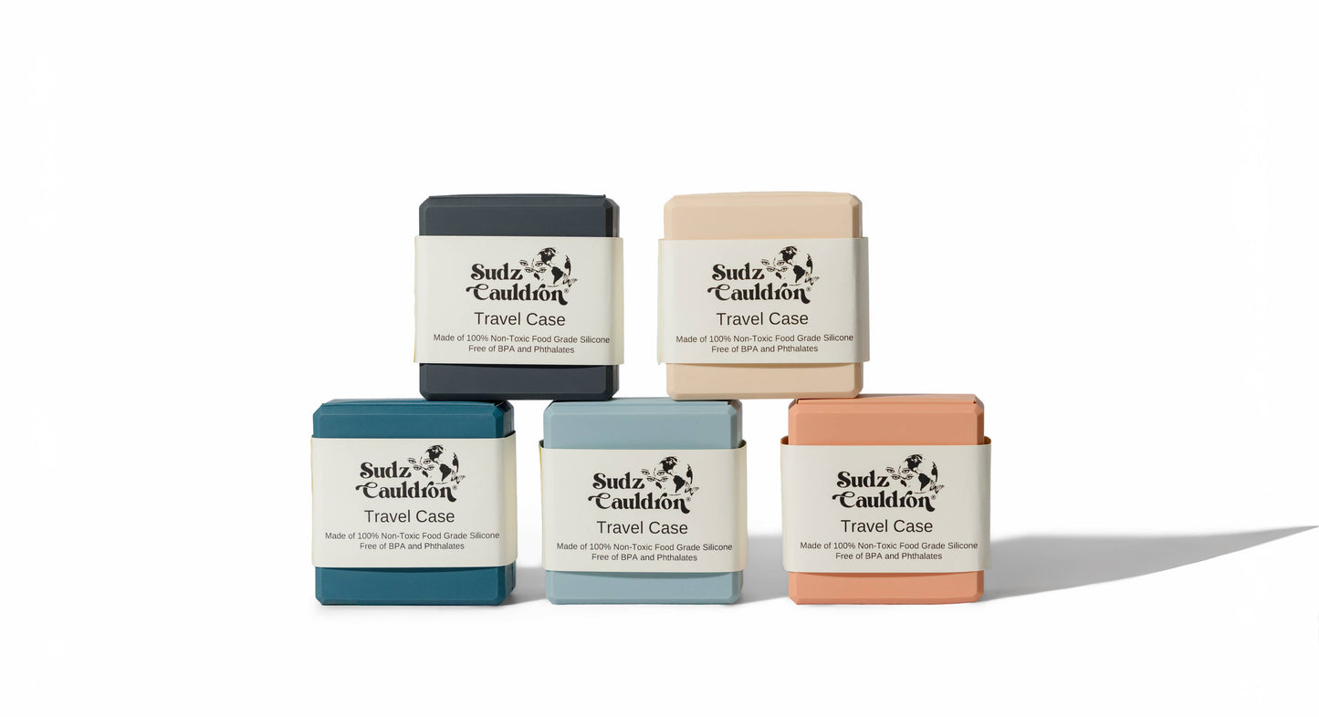 Shampoo + Conditioner Bar Travel Case