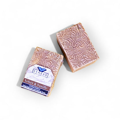 Evolve Botanica Soap | Velvet & Vanilla Himalayan Pink Salt
