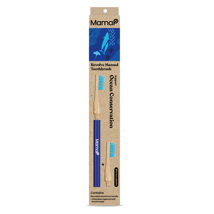MamaP | Aluminum Toothbrush + 1 Replaceable Head
