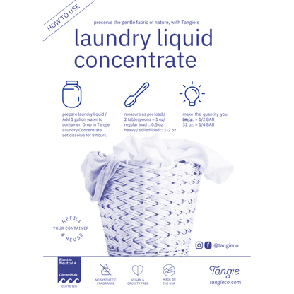 Laundry Concentrate Bar | Makes 1 Gallon