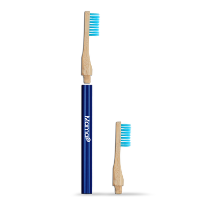 MamaP | Aluminum Toothbrush + 1 Replaceable Head