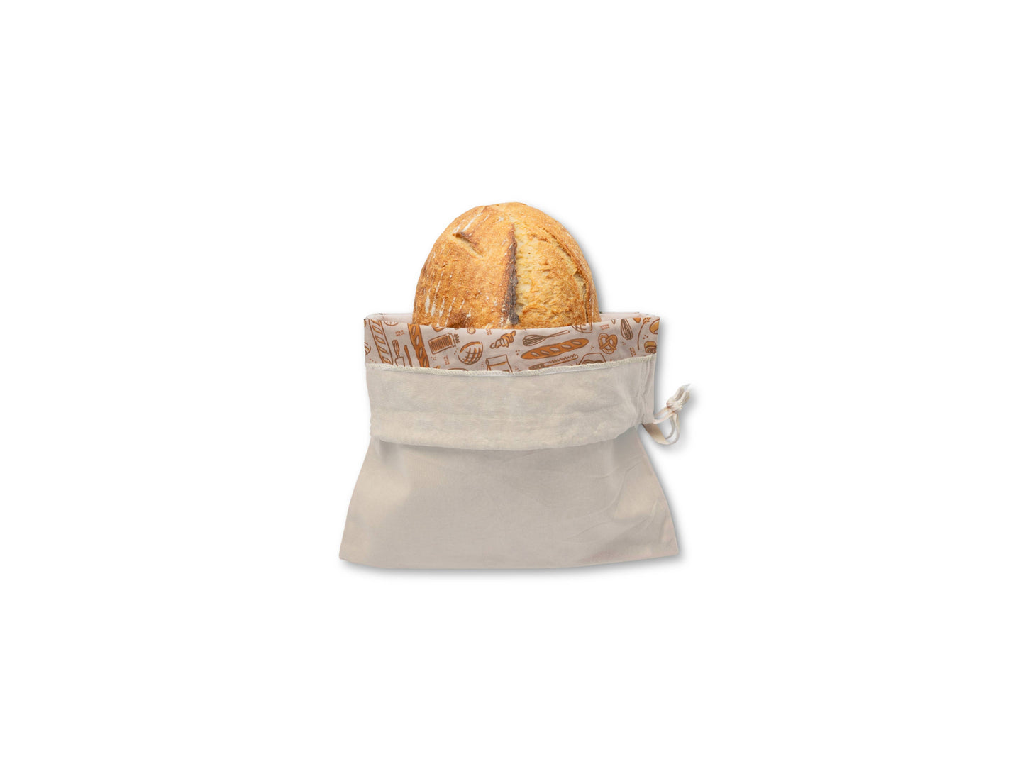 Bees Wrap Reusable Beeswax Lined Artisan Bread Bag