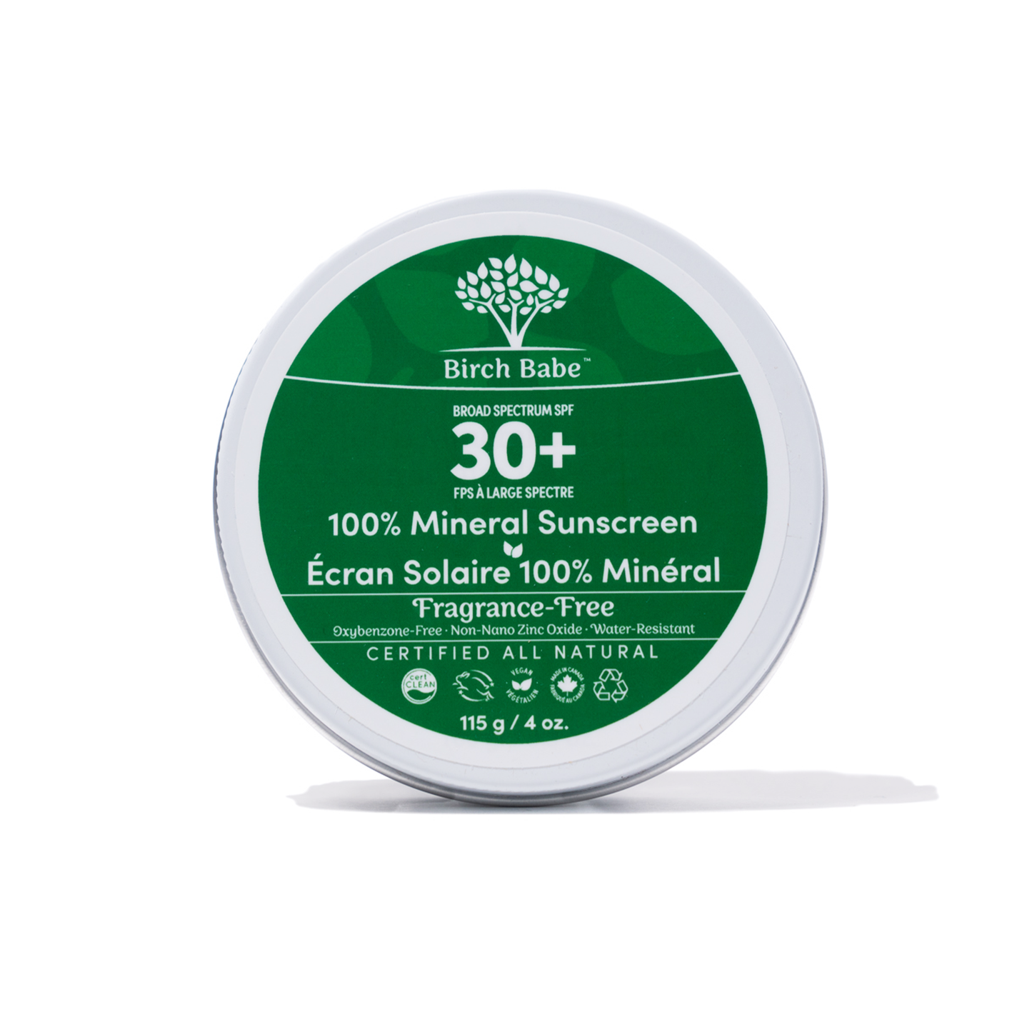 Mineral Sunscreen | SPF 30+ | Fragrance Free | per oz