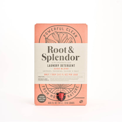 Root & Splendor | Laundry Detergent | patchouli + lavender + lemongrass + basil | 2250