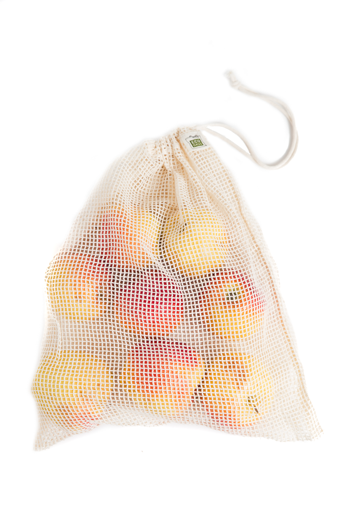 Organic Mesh Drawstring Bag | Medium