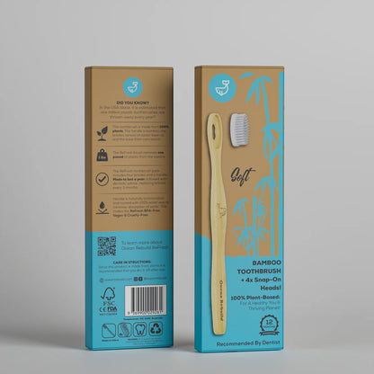 ReFresh 4-in-1 Bamboo Toothbrush | Ocean Rebuild