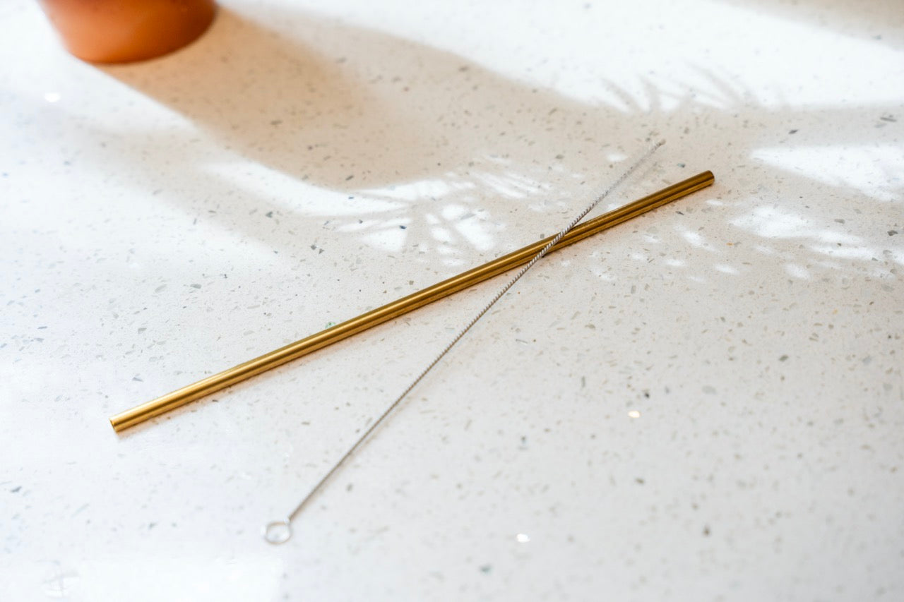 Stainless Steel Straw | Gold