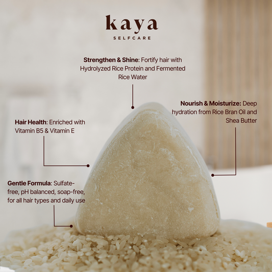 Rice Shampoo Bar | Kaya Selfcare