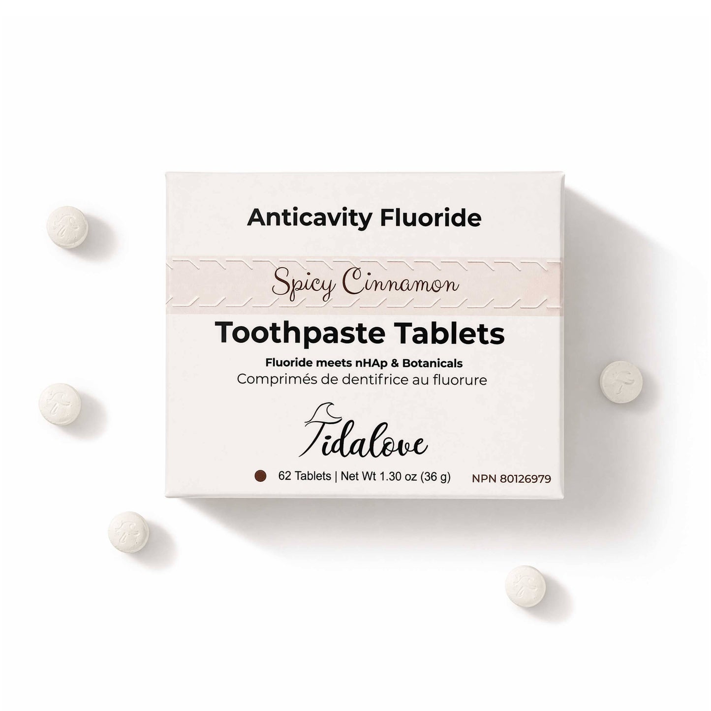 Fluoride Toothpaste Tablets | 1-Month | Tidalove