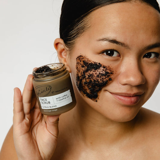 Vegan Face Scrub | Coffee + Rosehip (Citrus blend)| UpCircle