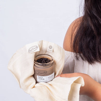 Vegan Face Scrub | Coffee + Rosehip (Citrus blend)| UpCircle