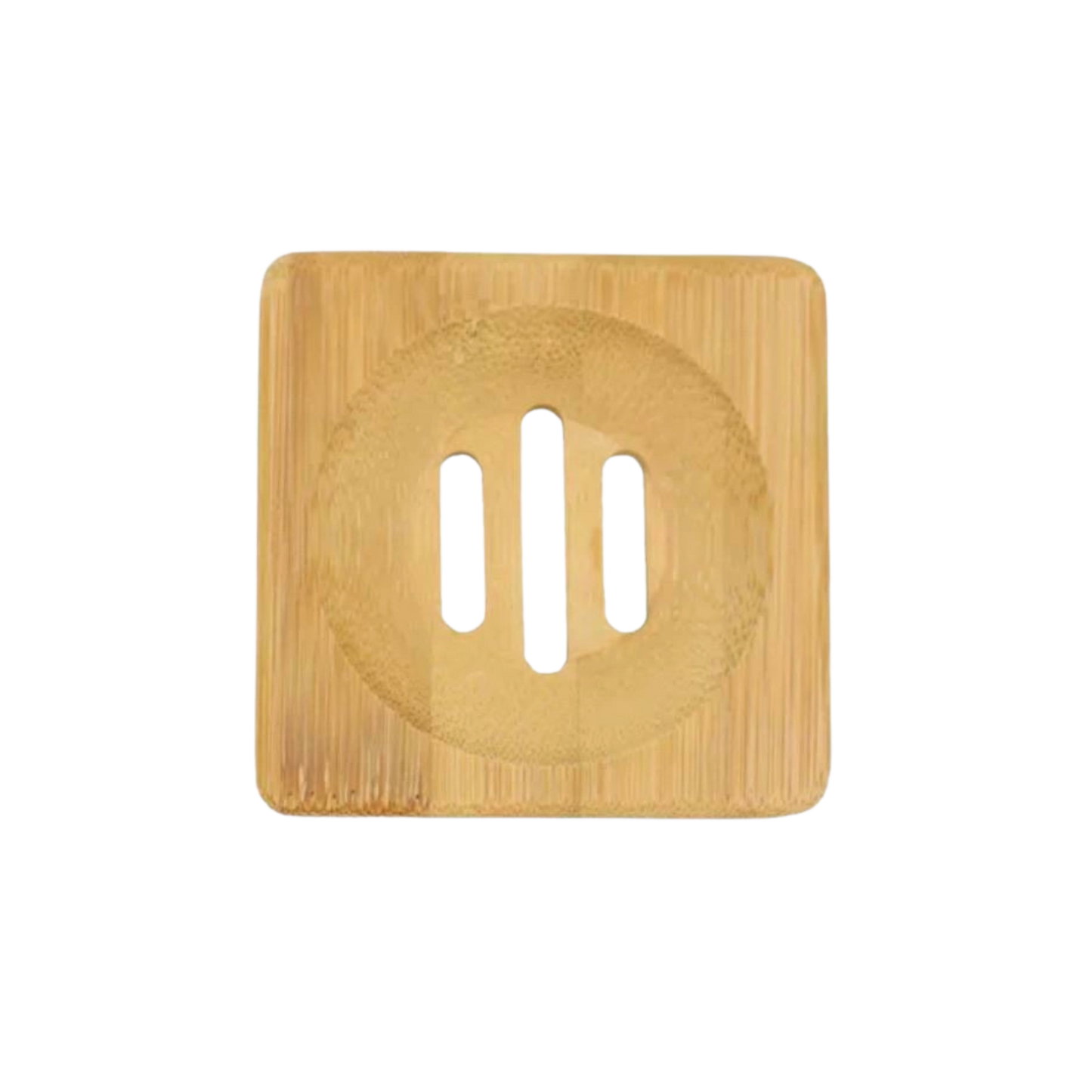 Square Bamboo Soap Dish