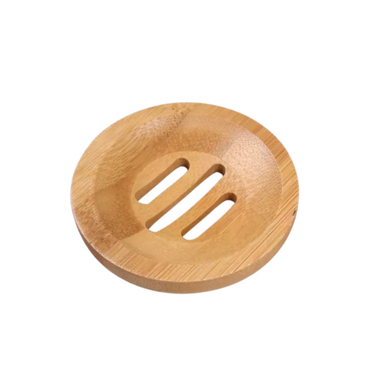 Circle Bamboo Soap Dish