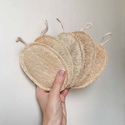 Large Oval Loofah Sponge | Double Layer