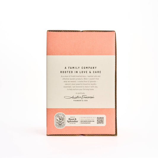 Root & Splendor | Laundry Detergent | patchouli + lavender + lemongrass + basil | 2250