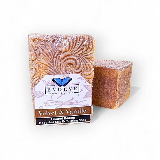 Evolve Botanica Soap | Velvet & Vanilla Himalayan Pink Salt