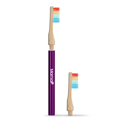 MamaP | Aluminum Toothbrush + 1 Replaceable Head