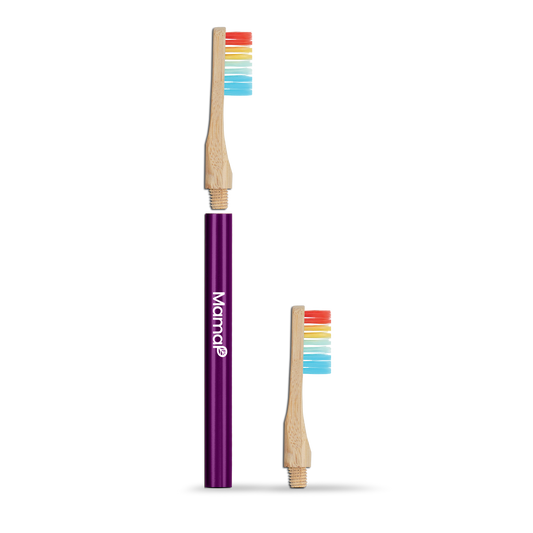 MamaP | Aluminum Toothbrush + 1 Replaceable Head