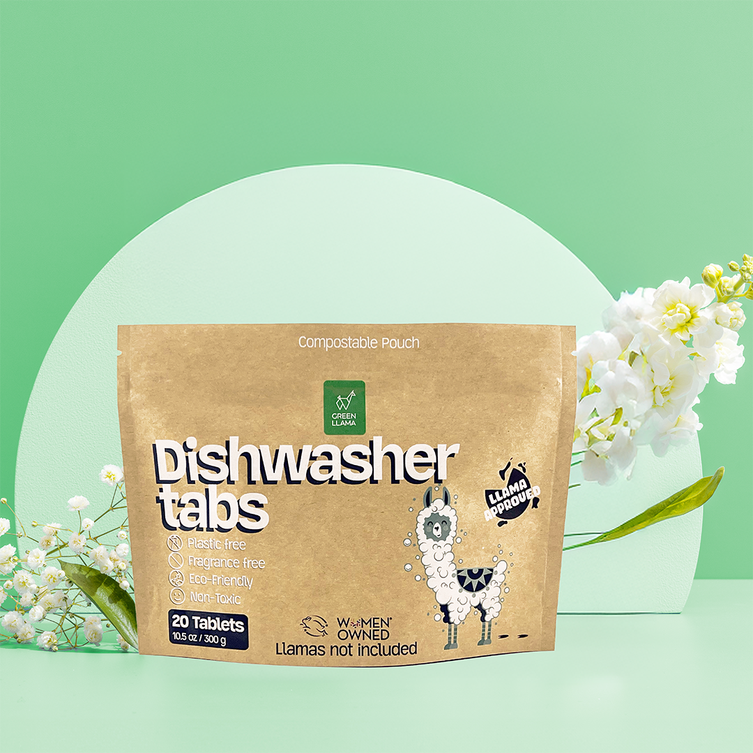 Dishwasher Tablets | Green Llama | Unscented